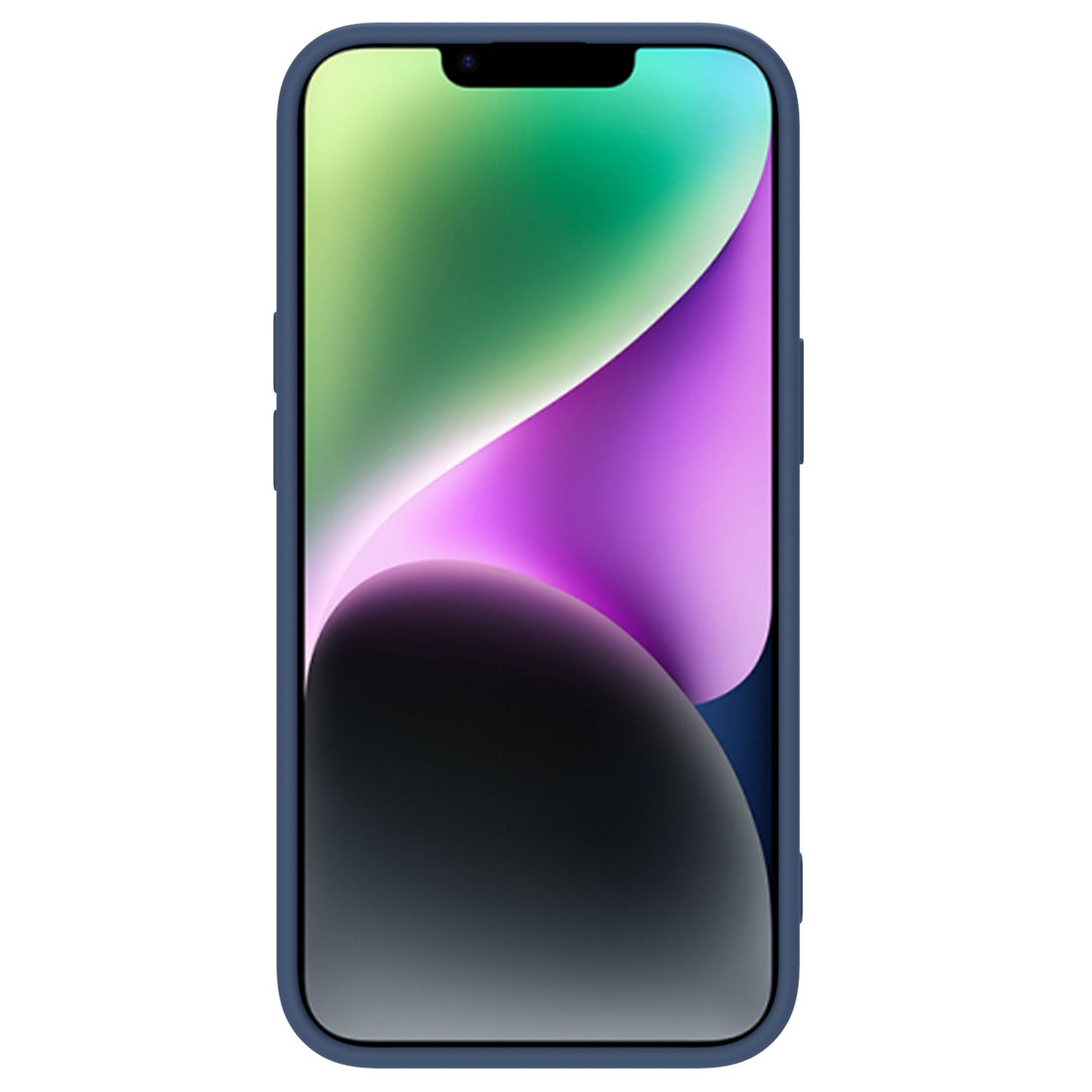 Nillkin CamShield silikoninis dėklas iPhone 14 Plus – mėlynas