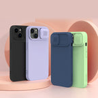 Nillkin CamShield silikoninis dėklas iPhone 14 Plus – žalias