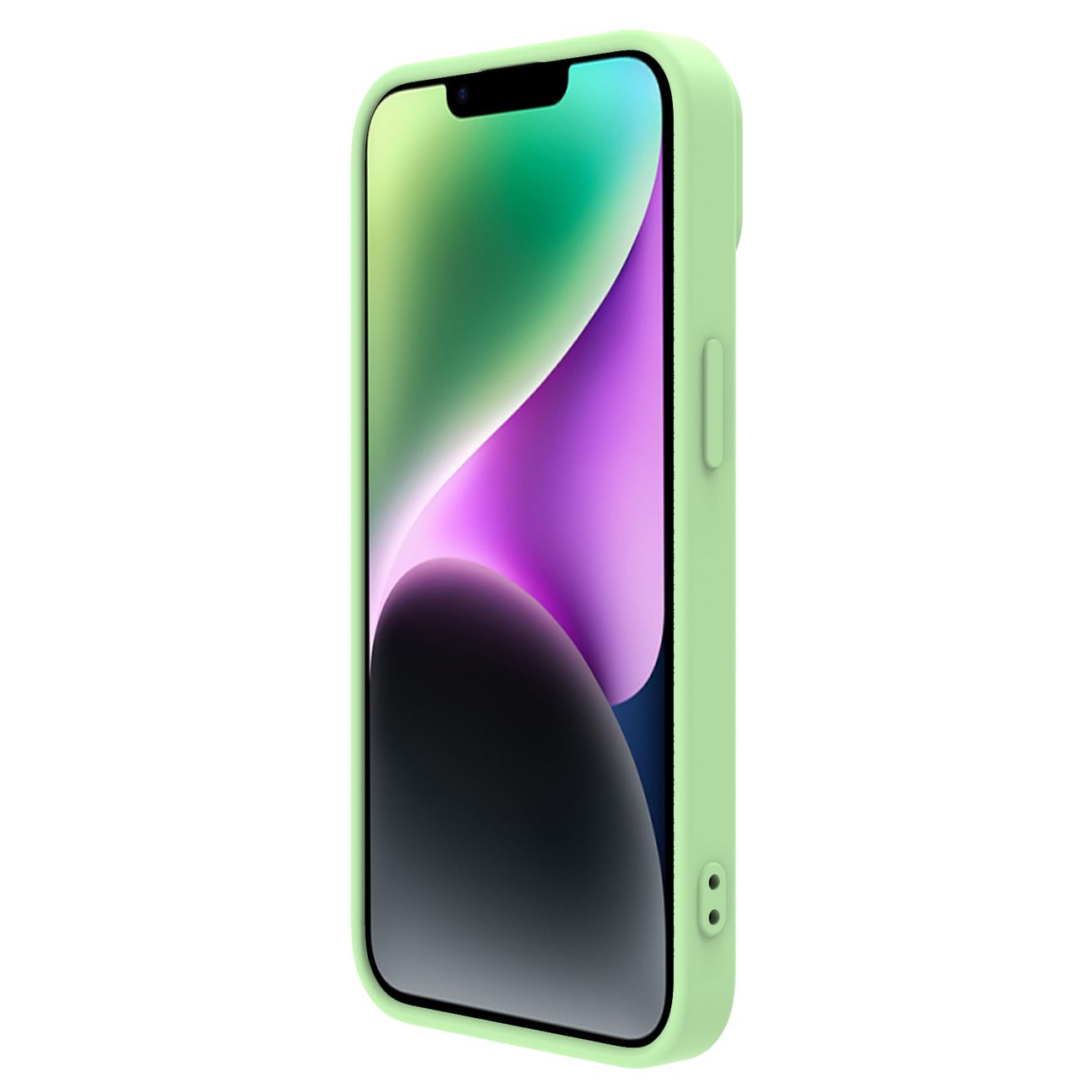 Nillkin CamShield silikoninis dėklas iPhone 14 Plus – žalias