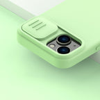 Nillkin CamShield silikoninis dėklas iPhone 14 Plus – žalias