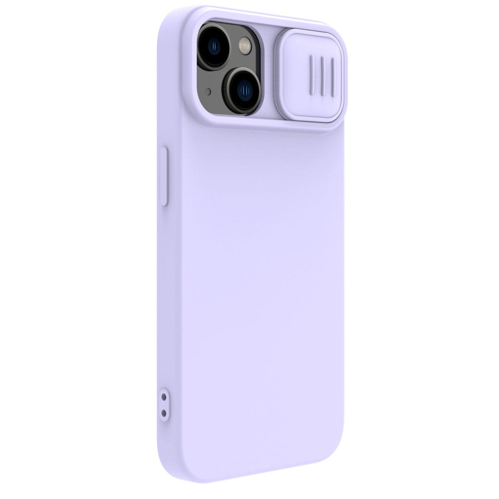 Nillkin CamShield silikoninis dėklas iPhone 14 Plus – violetinis