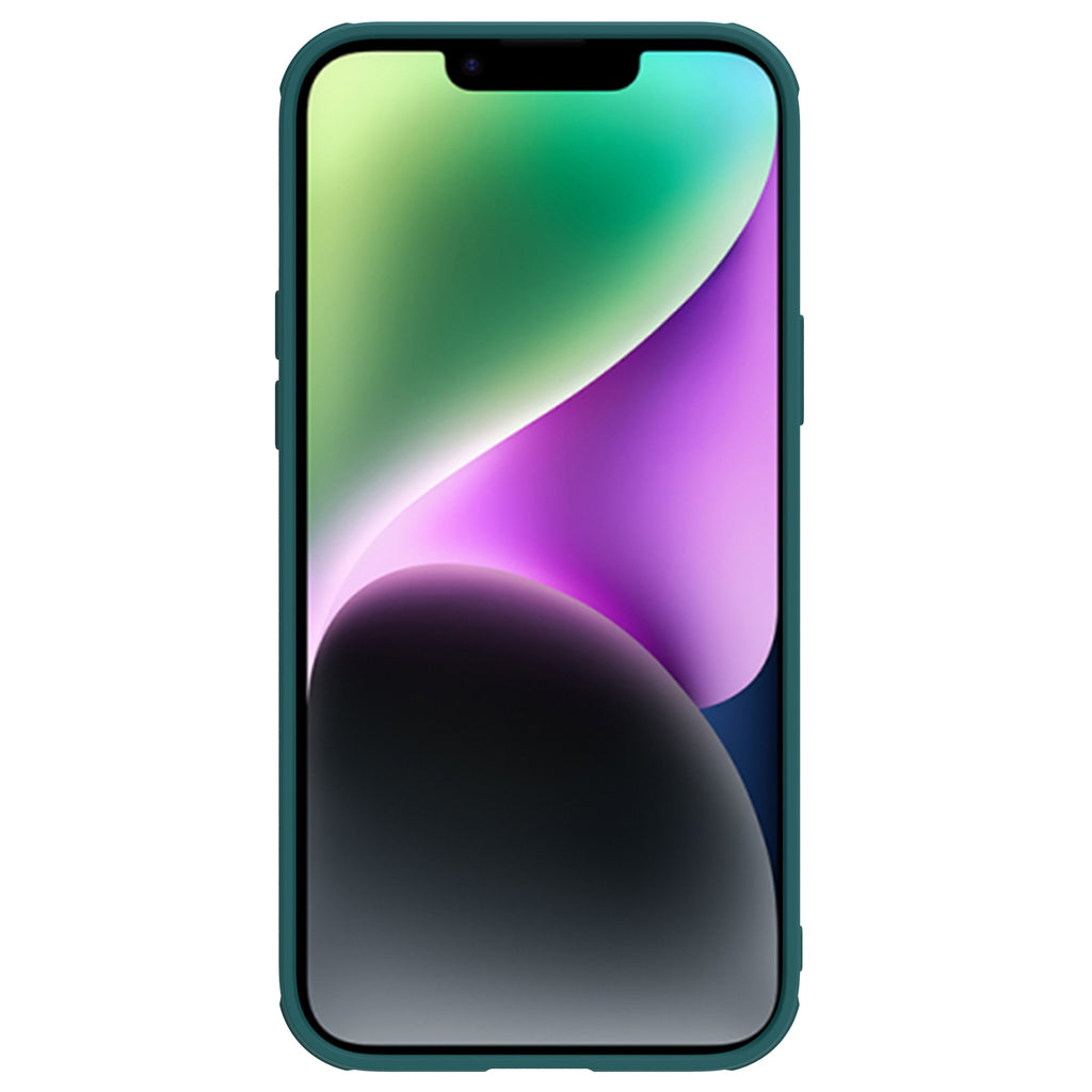 Nillkin CamShield Leather S dėklas iPhone 14 Plus – žalias
