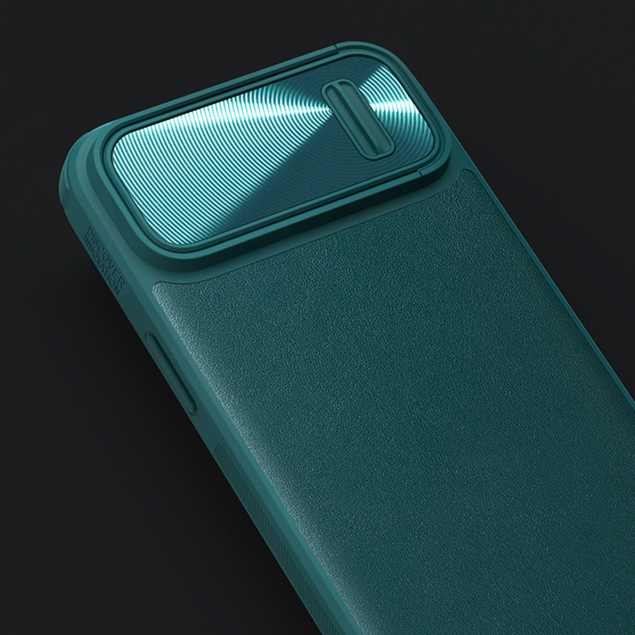Nillkin CamShield Leather S dėklas iPhone 14 Plus – žalias