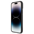 Nillkin Synthetic Fiber S dėklas iPhone 14 Pro su kameros dangteliu – juodas