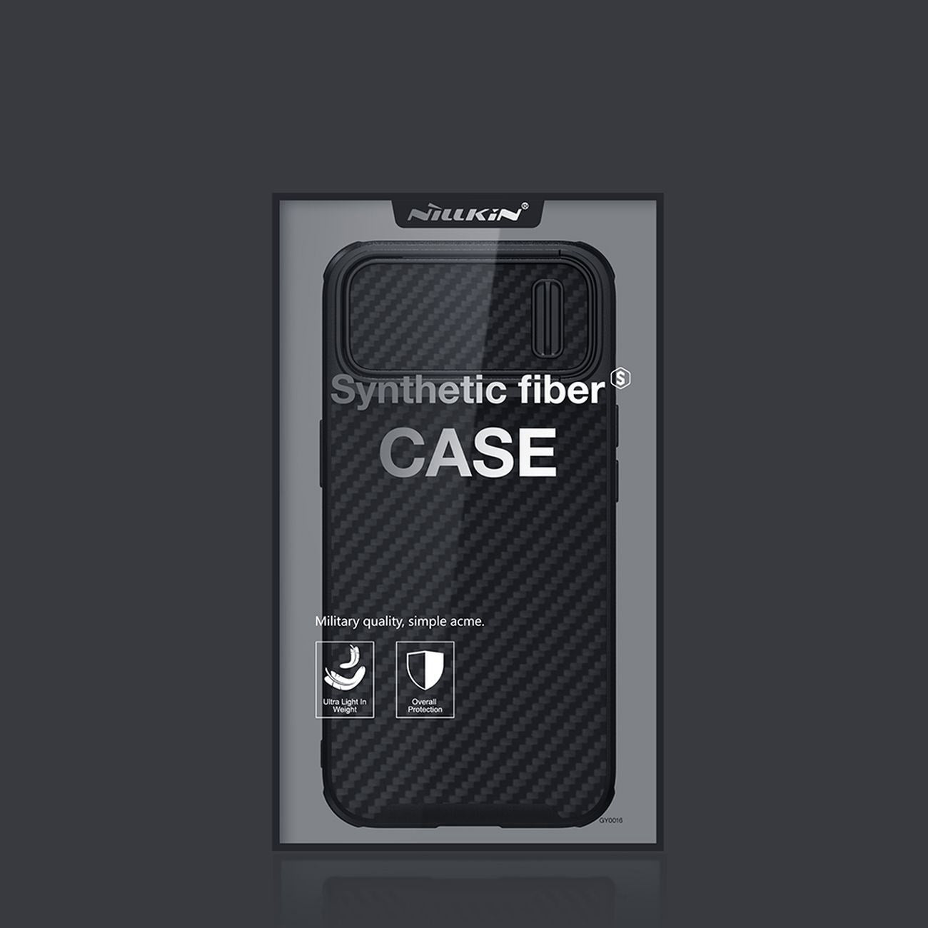 Nillkin Synthetic Fiber S dėklas iPhone 14 Plus – juodas