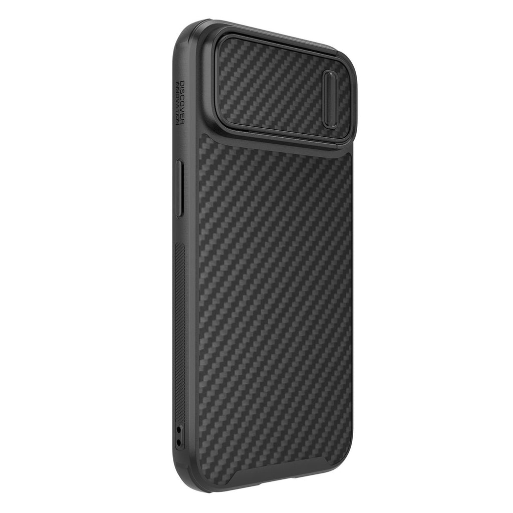 Nillkin Synthetic Fiber S dėklas iPhone 14 Plus – juodas