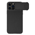 Nillkin dėklas iPhone 14 Pro Max – juodas, su kameros dangteliu