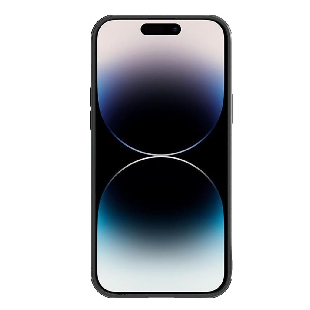 Nillkin dėklas iPhone 14 Pro Max – juodas, su kameros dangteliu