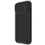 Nillkin Textured S MagSafe dėklas iPhone 14 su kameros dangteliu – juodas