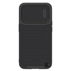 Nillkin Textured S dėklas iPhone 14 Pro su kameros dangteliu – juodas