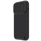 Nillkin Textured S dėklas iPhone 14 Pro su kameros dangteliu – juodas