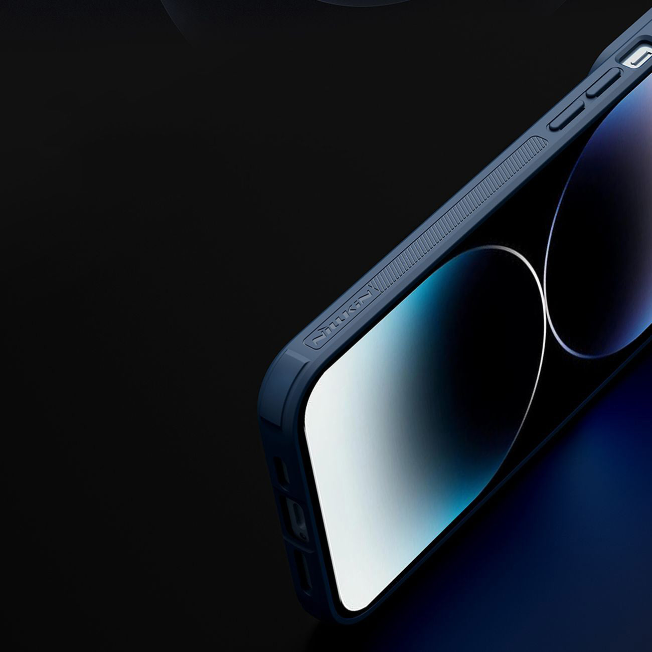 Nillkin Textured S dėklas iPhone 14 Pro – mėlynas