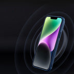 Nillkin Textured dėklas iPhone 14 Plus su kameros dangteliu – juodas