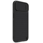Nillkin Textured dėklas iPhone 14 Plus su kameros dangteliu – juodas