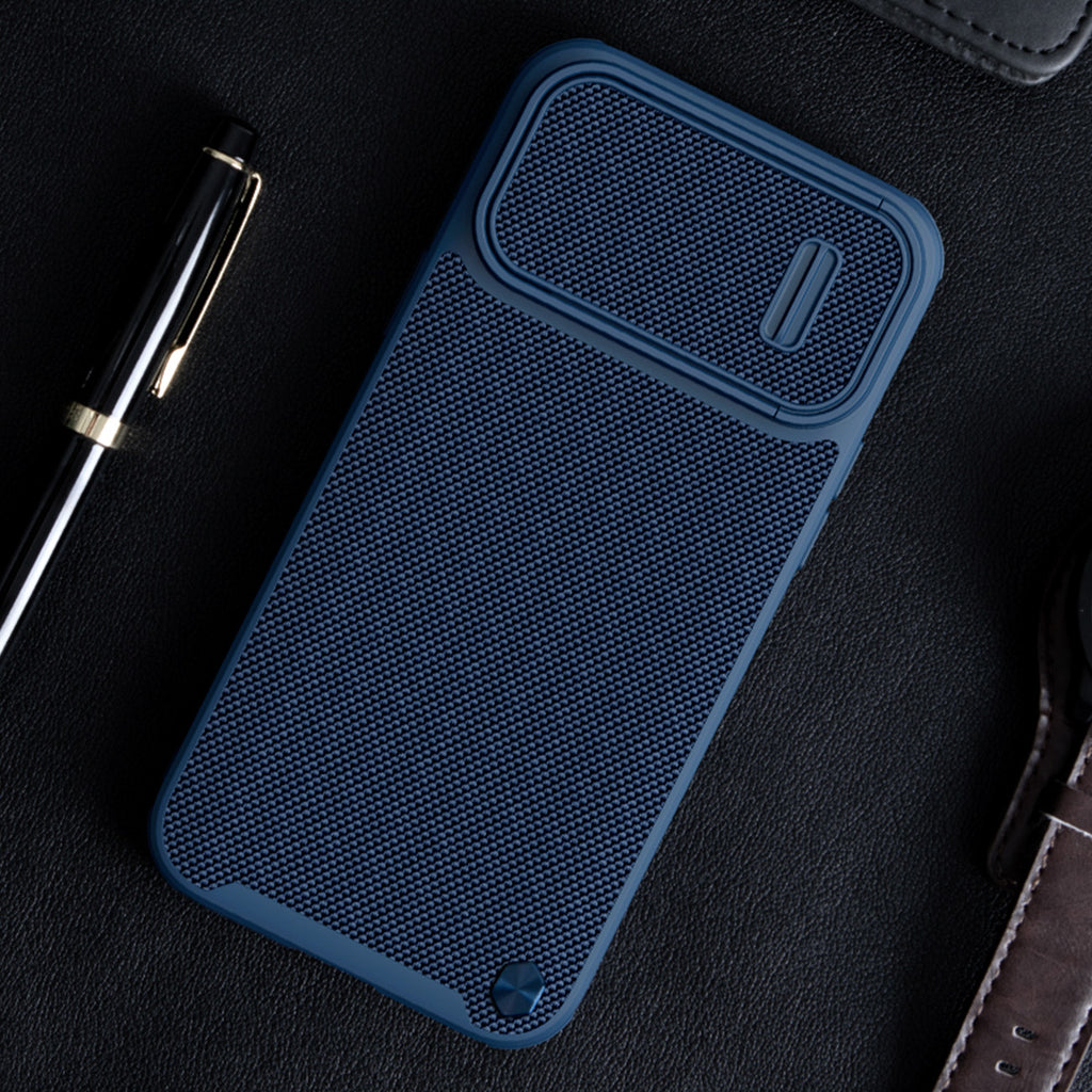 Nillkin Textured S dėklas iPhone 14 Plus – mėlynas