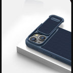 Nillkin Textured S dėklas iPhone 14 Plus – žalias, su kameros dangteliu