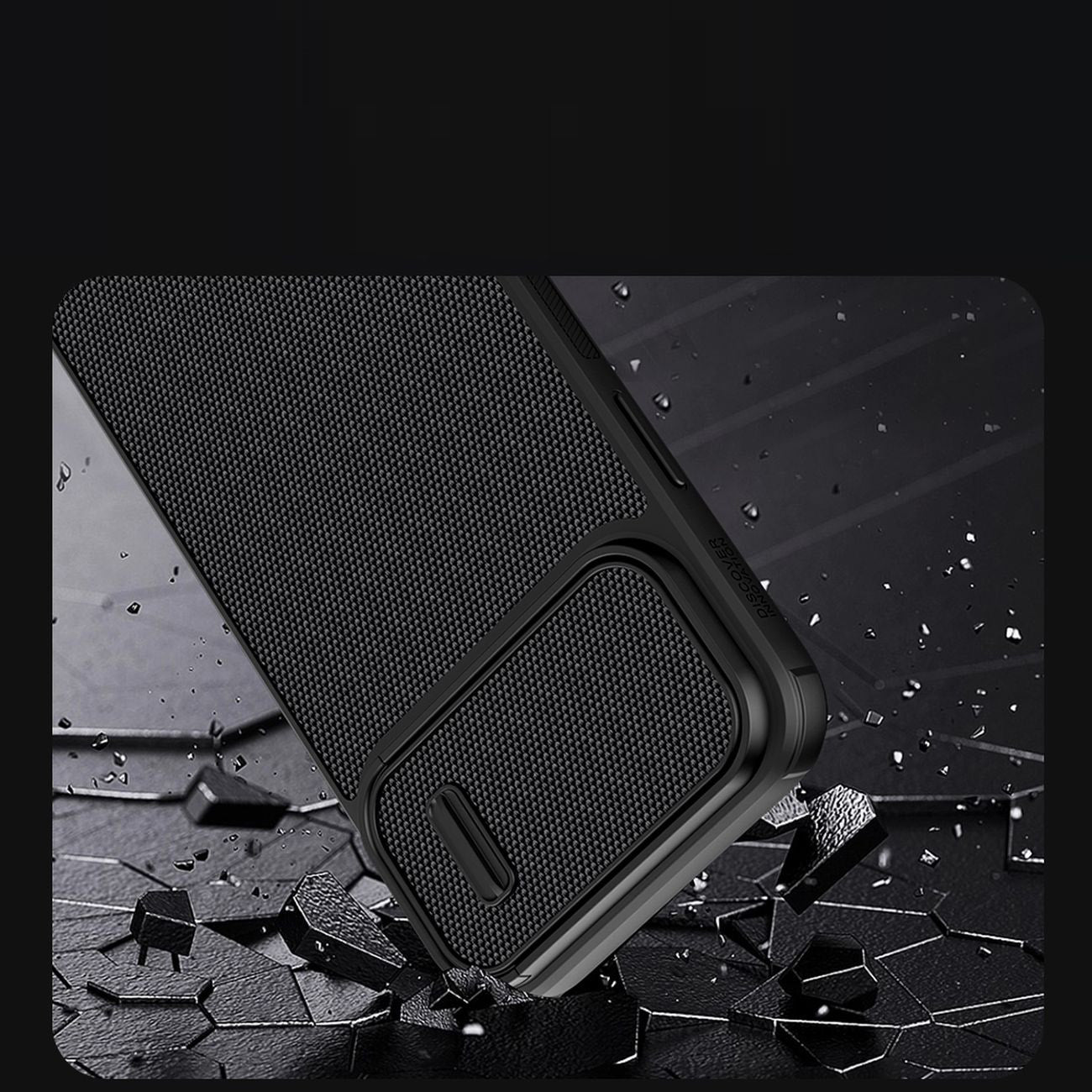 Nillkin Textured S dėklas iPhone 14 Plus – žalias, su kameros dangteliu