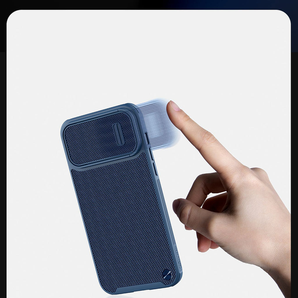 Nillkin Textured S dėklas iPhone 14 Pro Max – mėlynas
