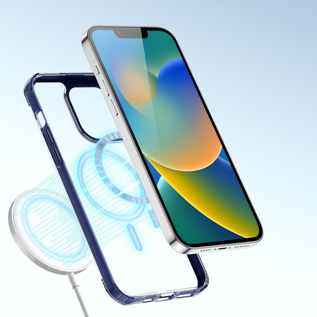 MagSafe dėklas iPhone 14 Plus Dux Ducis Clin2 – mėlynas