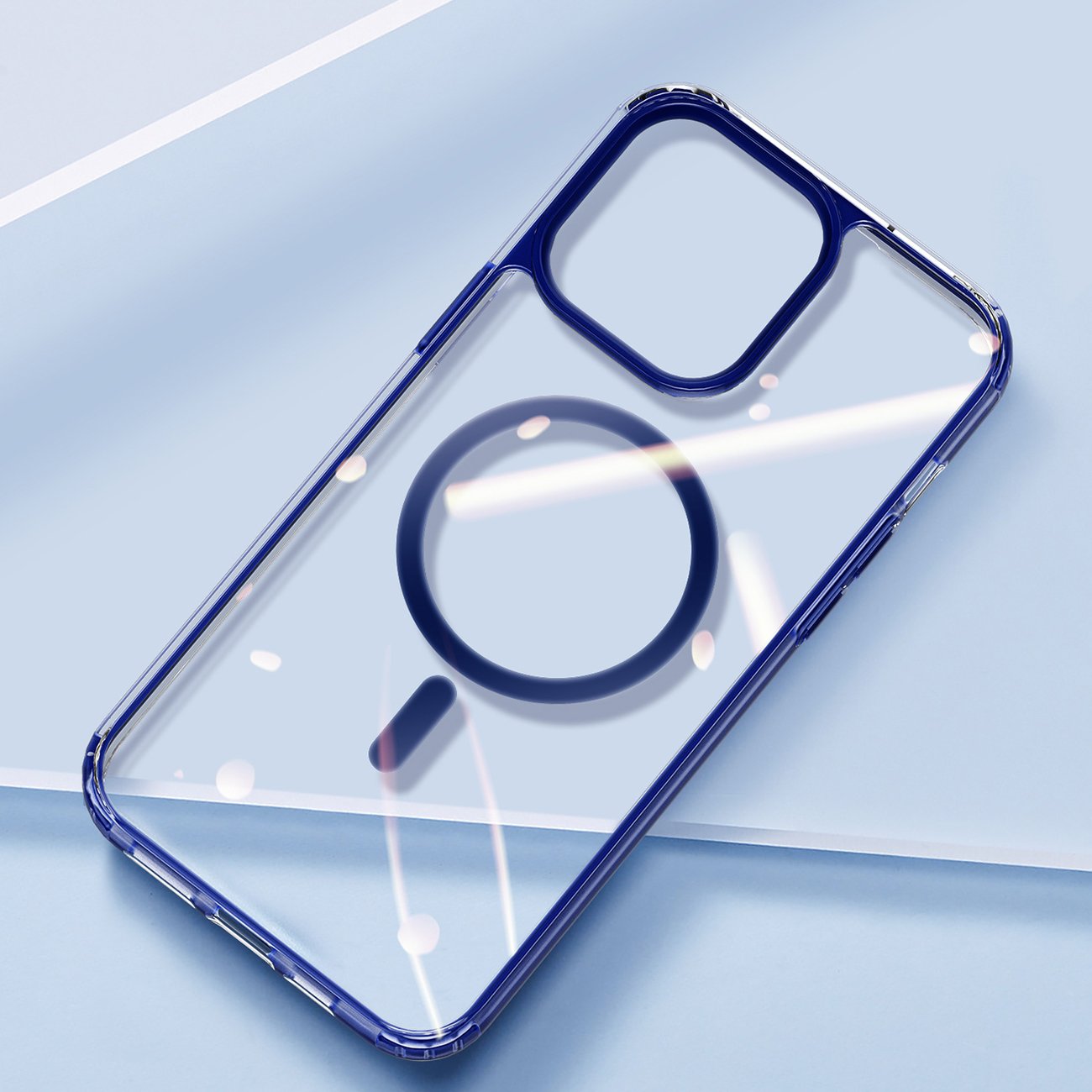 MagSafe dėklas iPhone 14 Plus Dux Ducis Clin2 – mėlynas