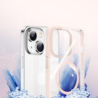 Magnetinis MagSafe dėklas iPhone 14 Plus – rožinis