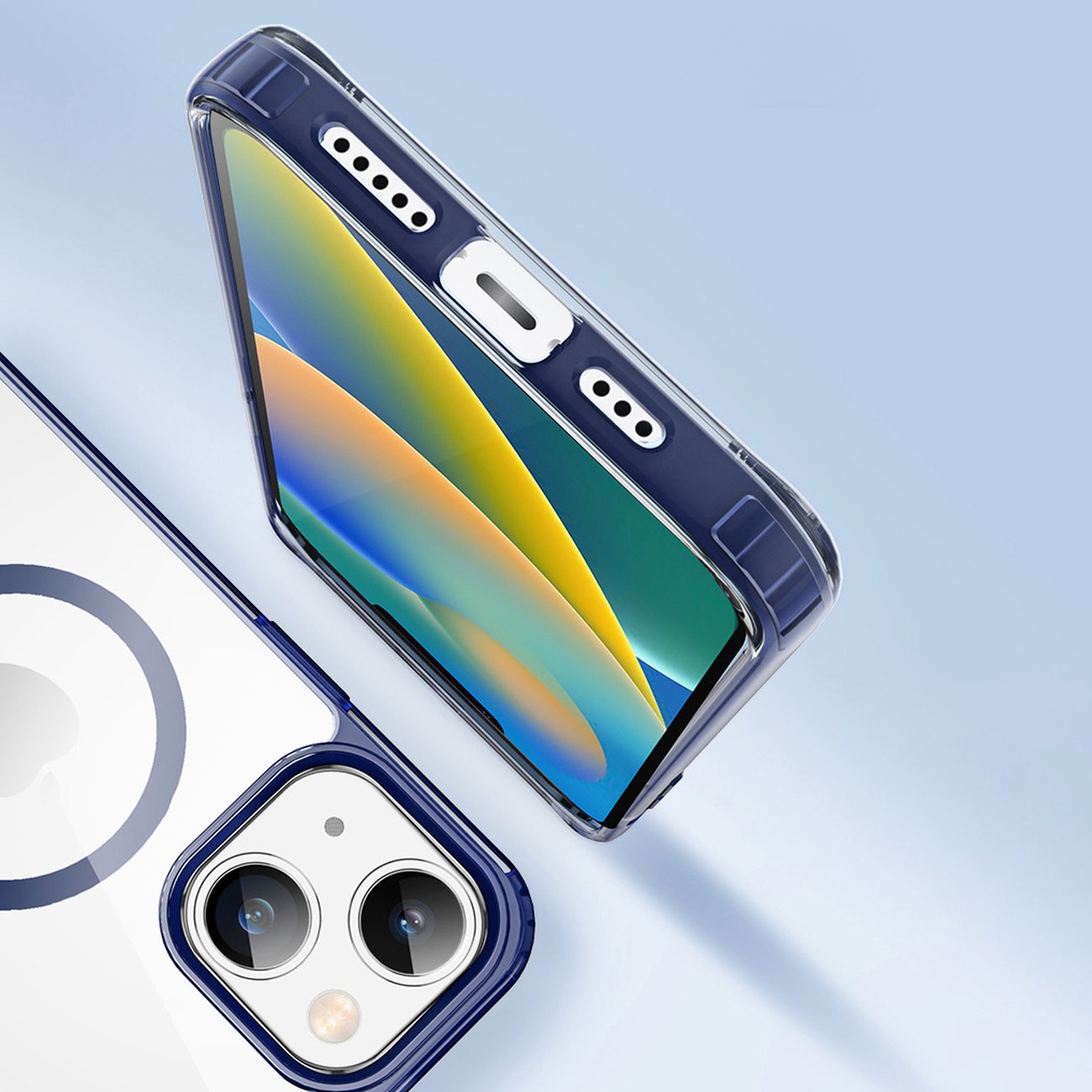 Magnetinis MagSafe dėklas iPhone 14 Plus – rožinis