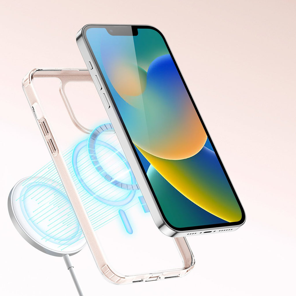 Magnetinis MagSafe dėklas iPhone 14 Plus – rožinis