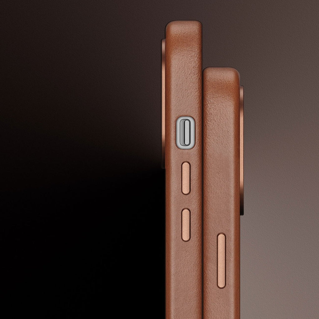 Dux Ducis Naples odinis MagSafe dėklas iPhone 14 Plus – rudas