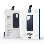 Dux Ducis Naples MagSafe odinis dėklas iPhone 14 Plus – mėlynas