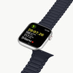 Dux Ducis magnetinis silikoninis dirželis Apple Watch – mėlynas