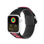 Dux Ducis Outdoor dirželis Apple Watch 42–49 mm – juodai raudonas