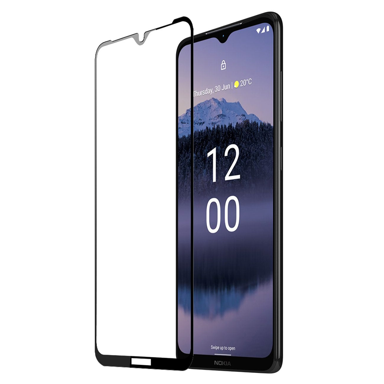 Dux Ducis 10D Grūdintas stiklas Grūdintas stiklas, skirtas Nokia G11 Plus 9H With Black Frame -- Nokia g11 Plus 9h with...