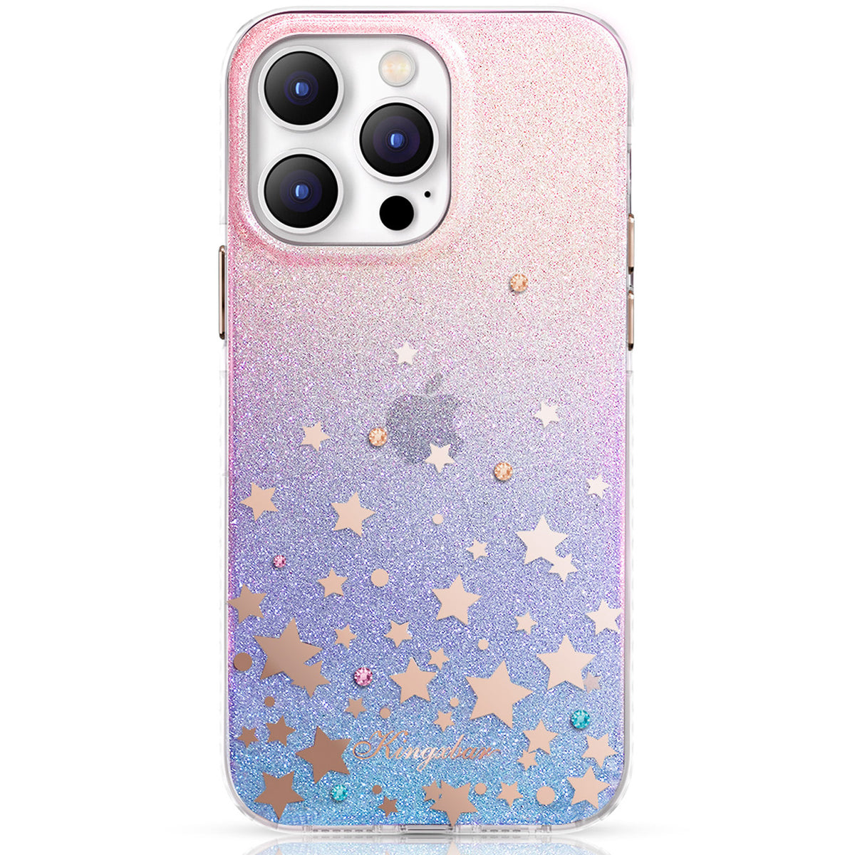 Kingxbar blizgus dėklas iPhone 14 Plus – zodiakas