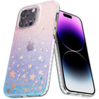 Kingxbar blizgus dėklas iPhone 14 Plus – zodiakas
