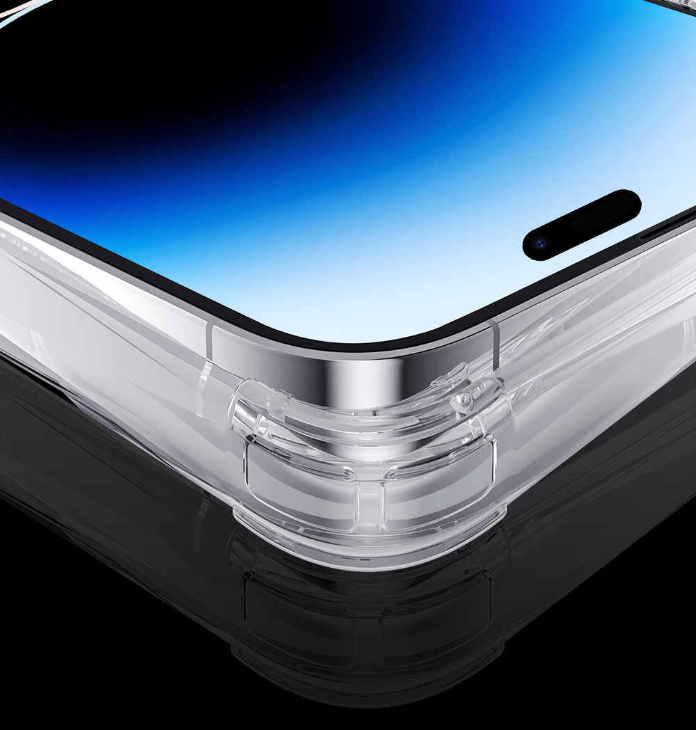 Kingxbar magnetinis MagSafe dėklas iPhone 14 Plus – sidabrinis