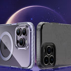 Kingxbar MagSafe dėklas iPhone 14 Plus – sidabrinis