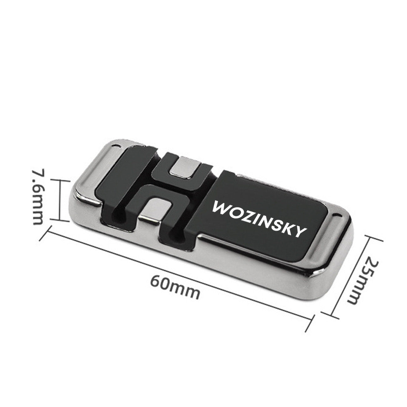 Wozinsky magnetinis telefono laikiklis su laidų organizatoriumi (WMCDO-B1)
