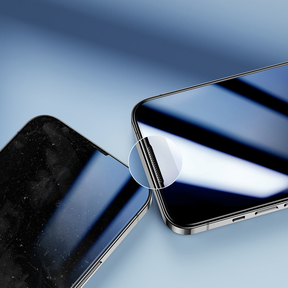Grūdintas stiklas iPhone 14 Plus su rėmeliu (Joyroom)