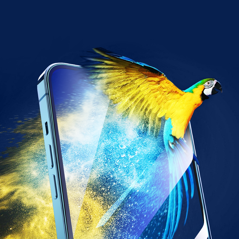 Joyroom grūdintas stiklas iPhone 14 Plus su montavimo rinkiniu