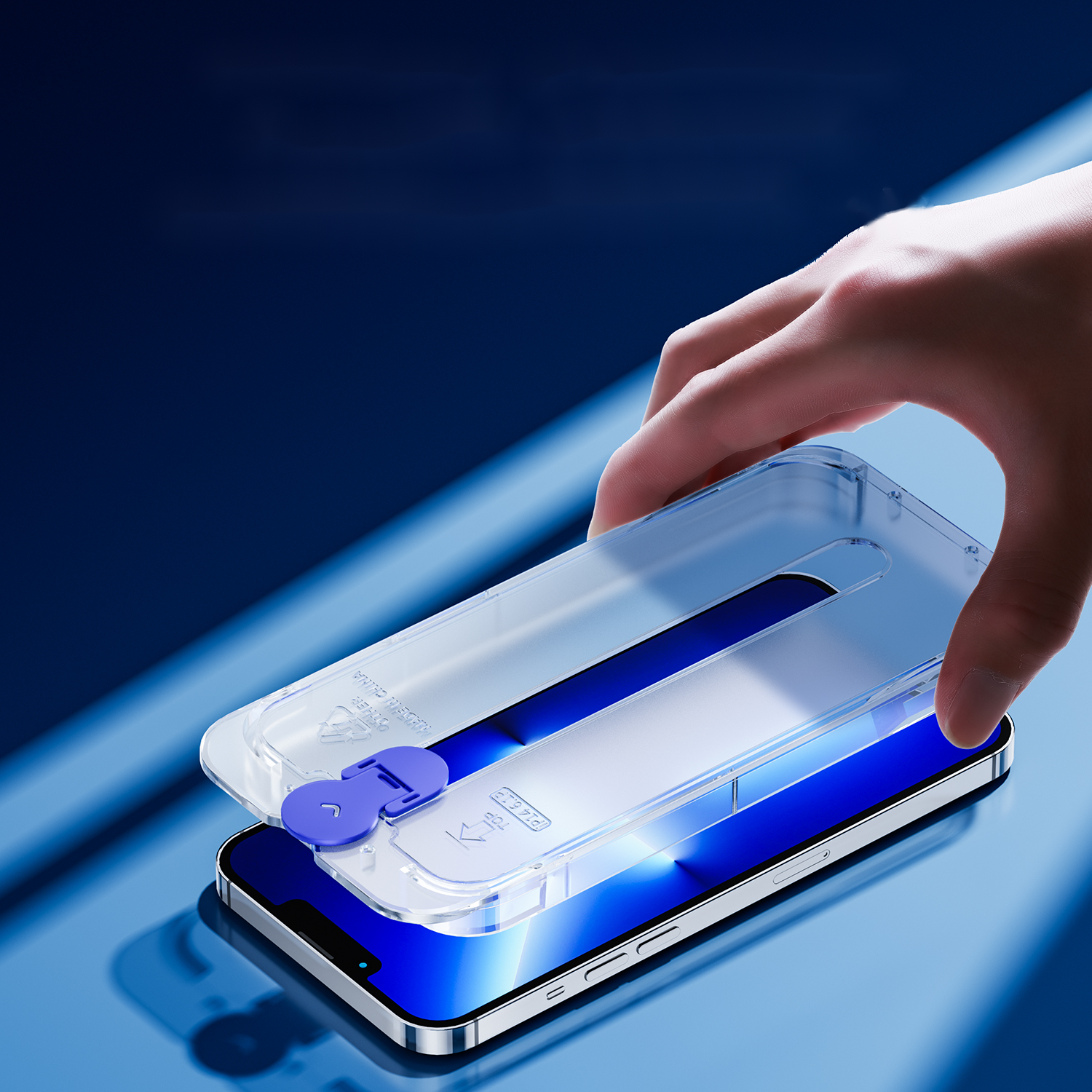 Joyroom grūdintas stiklas iPhone 14 Plus su montavimo rinkiniu