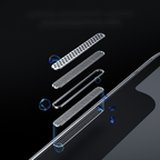 Joyroom grūdintas stiklas iPhone 14 Plus su montavimo rinkiniu