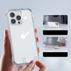 Joyroom Defender dėklas iPhone 14 Pro Max – skaidrus su kabliukais