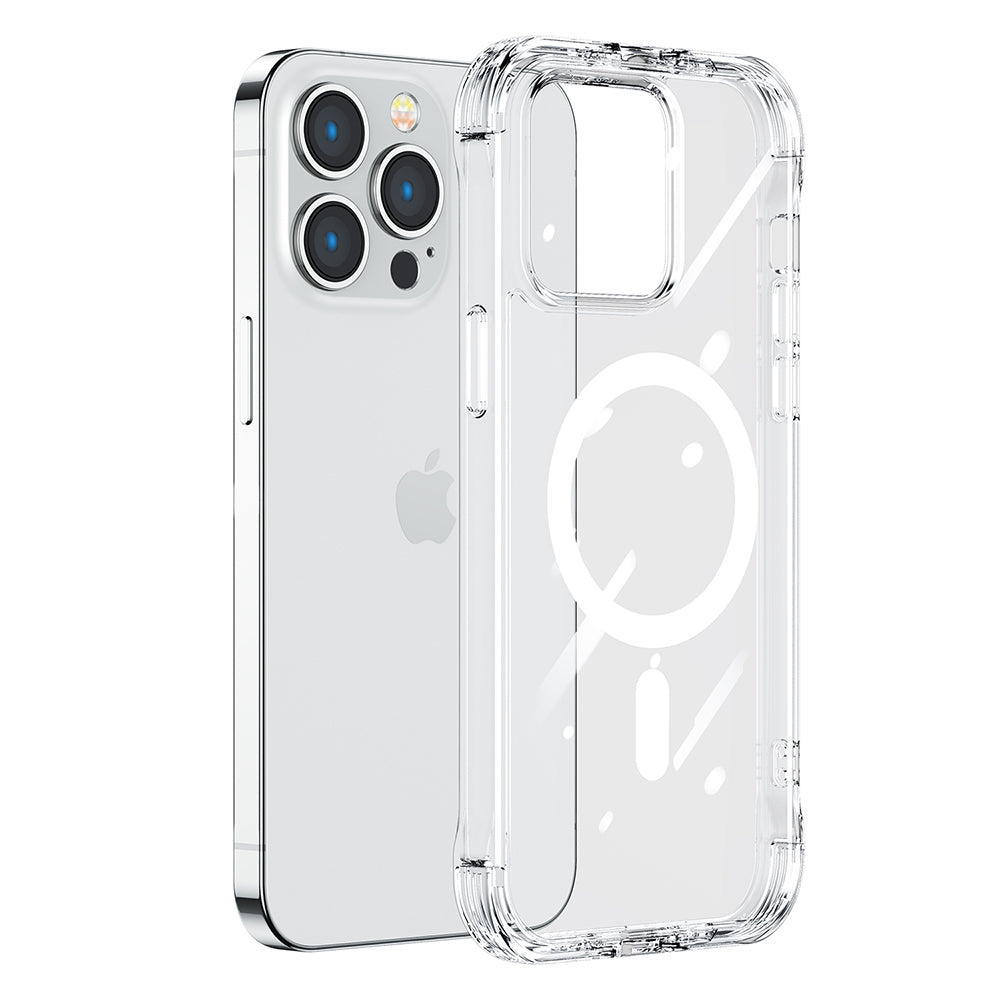 Joyroom magnetinis MagSafe dėklas iPhone 14 Plus – skaidrus