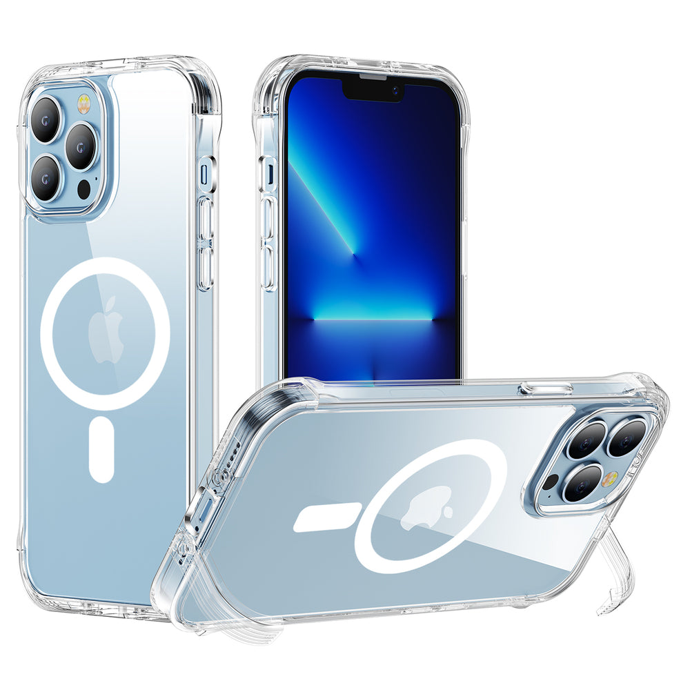 Joyroom magnetinis MagSafe dėklas iPhone 14 Plus – skaidrus