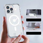 Joyroom magnetinis MagSafe dėklas iPhone 14 Plus – skaidrus