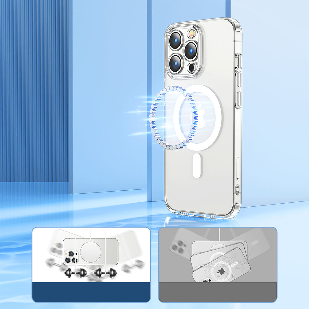 Skaidrus MagSafe dėklas iPhone 14 Plus – Joyroom