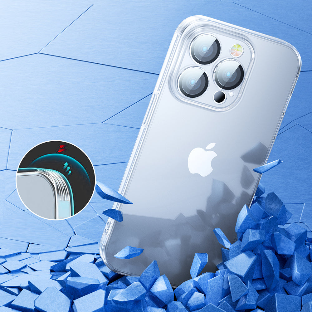 Joyroom skaidrus TPU dėklas iPhone 14 su kameros apsauga -- iPhone 14