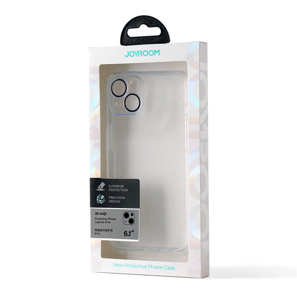 Joyroom skaidrus TPU dėklas iPhone 14 su kameros apsauga -- iPhone 14