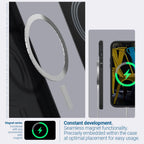 Caseology Parallax MagSafe dėklas iPhone 14 Plus – matinis juodas