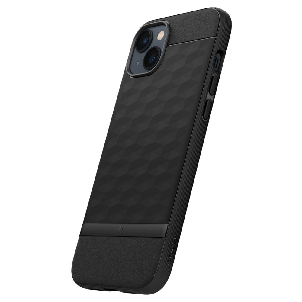 Caseology Parallax MagSafe dėklas iPhone 14 Plus – matinis juodas